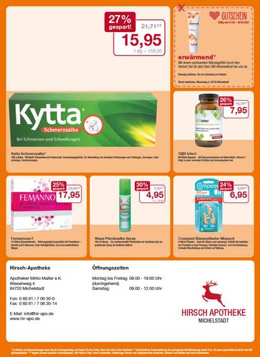 Flyer mit September-Angeboten