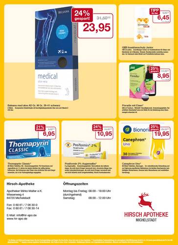 Flyer mit Mai-Angeboten