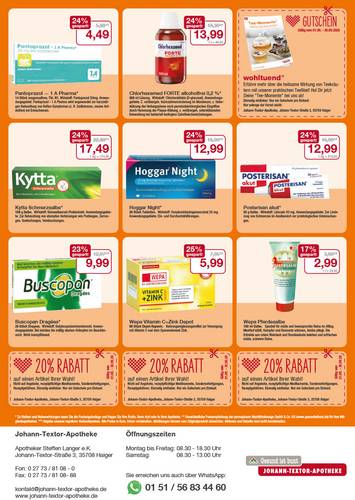 Flyer mit September-Angeboten
